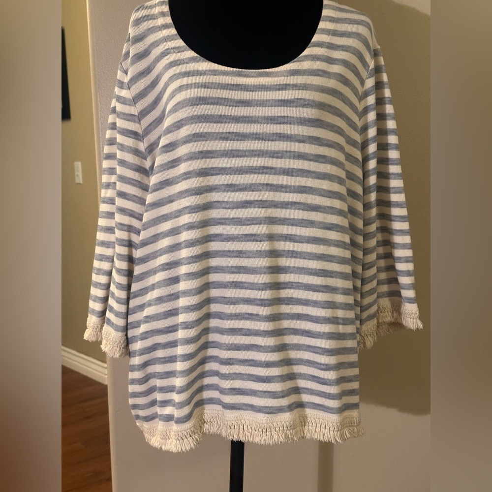 J. Jill Women's Beige Knit Top